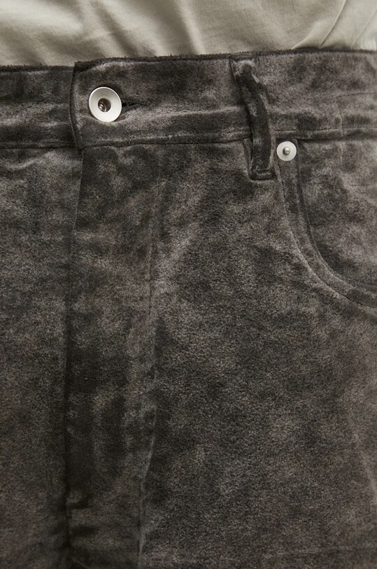 Хлопковые брюки Rick Owens Geth Jeans серый DU02D2351.MO