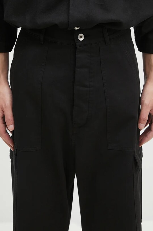 Pamučne hlače Rick Owens Cargo Trousers crna DU02D2354.TW
