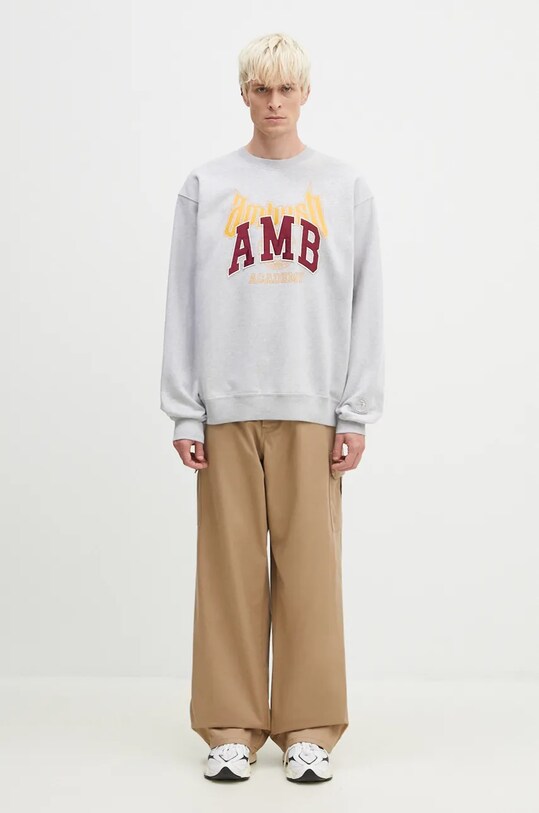 AMBUSH pantaloni de bumbac Travertine BMCF003F24FAB0016100 bej