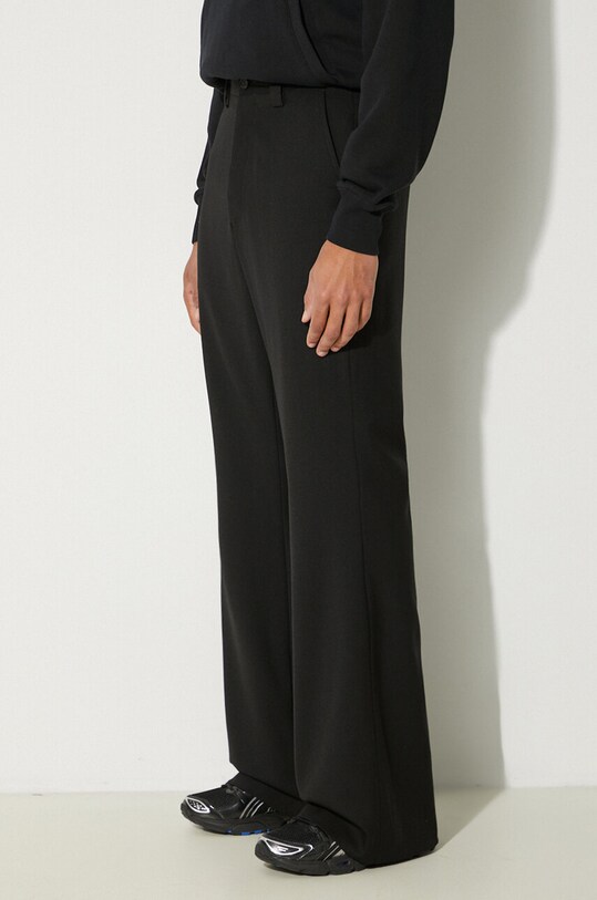 Vlnené nohavice AMBUSH Flare Pants čierna BMCO003F24FAB0011000