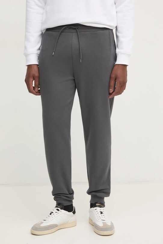 Παντελόνι φόρμας Tommy Hilfiger στάμπα γκρί UM0UM03348
