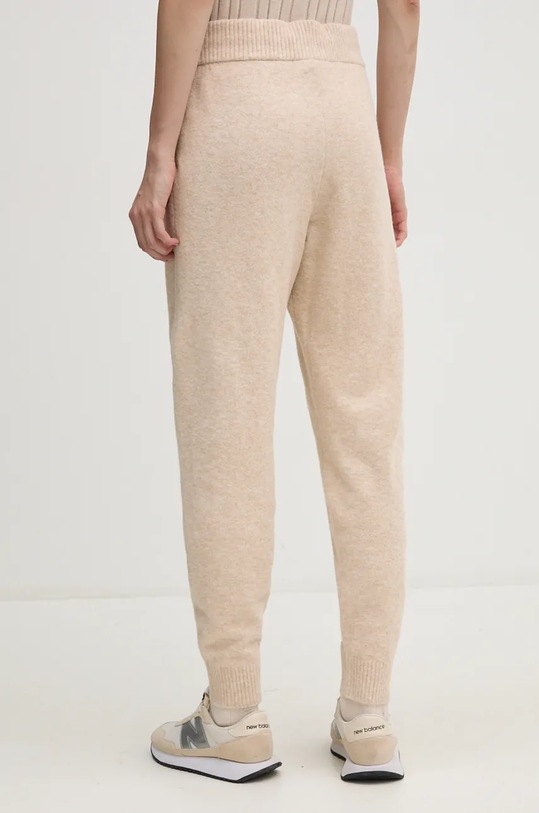 Одяг Штани з домішкою вовни Tommy Hilfiger UM0UM03371 бежевий