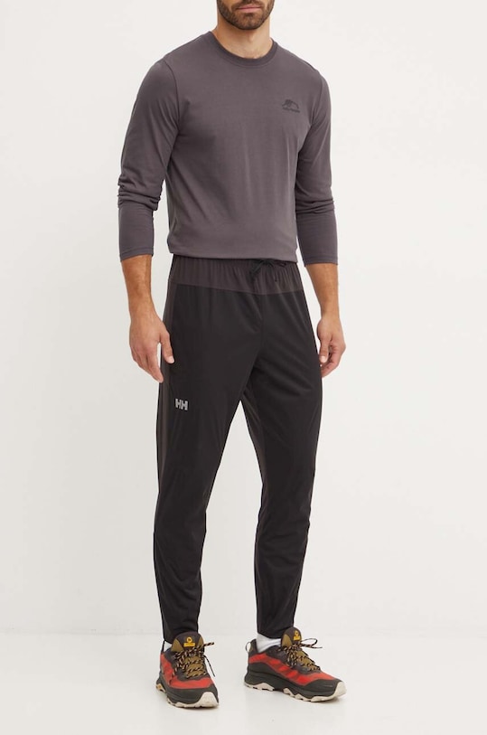 Tepláky Helly Hansen Tech Trail s elastanom čierna 63355