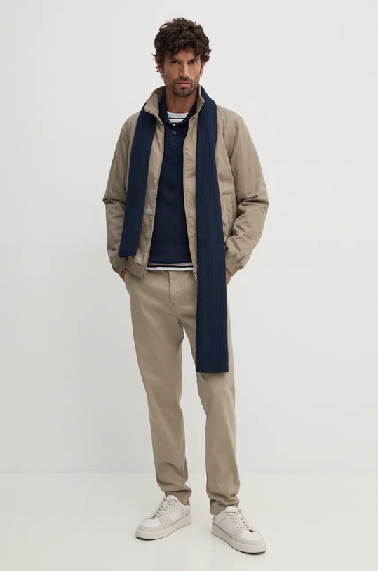 North Sails pantaloni 673126 verde AW24