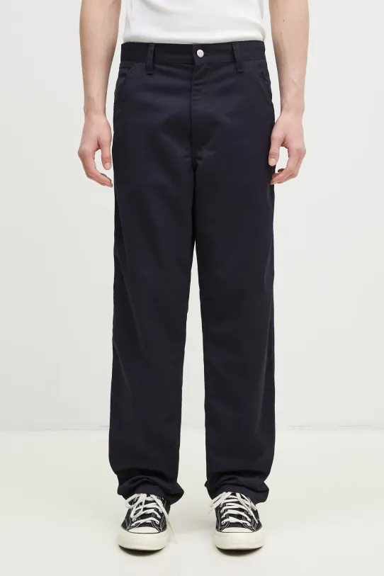 Carhartt WIP spodnie Simple Pant tkanina granatowy I020075.1C02