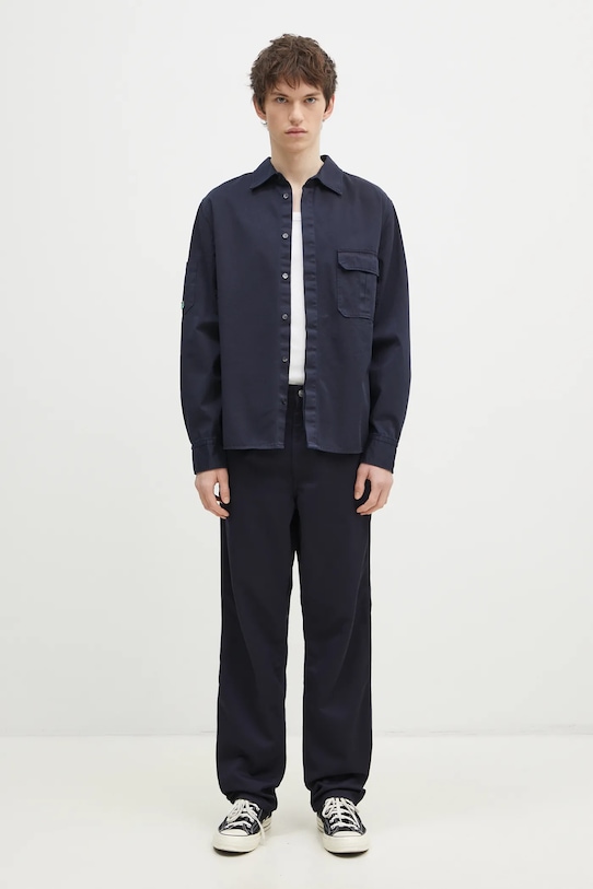 Carhartt WIP spodnie Simple Pant I020075.1C02 granatowy