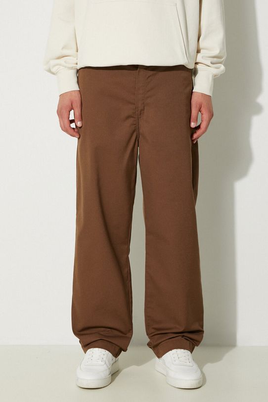 Hlače Carhartt WIP Craft Pant ravni smeđa I027965.2Y02