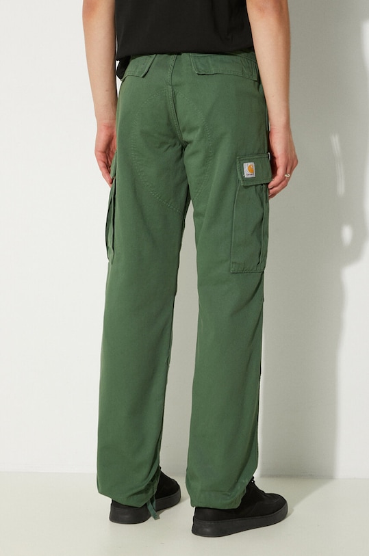 Bavlněné kalhoty Carhartt WIP Regular Cargo Pant I030475.29NGD zelená AW24