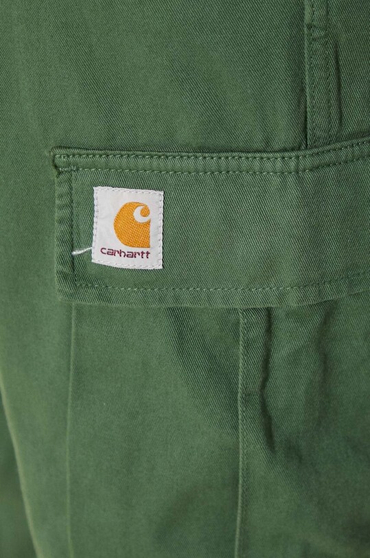 Carhartt WIP spodnie bawełniane Regular Cargo Pant zielony I030475.29NGD