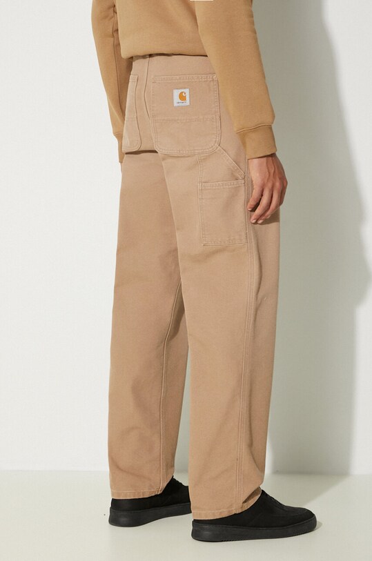 Oblečení Bavlněné kalhoty Carhartt WIP Single Knee Pant I031497.2FS3K béžová