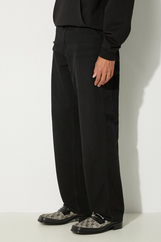 Bavlnené nohavice Carhartt WIP Single Knee Pant čierna I031497.893K