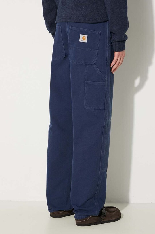 Clothing Carhartt WIP cotton trousers Double Knee Pant I031501.29L3K navy