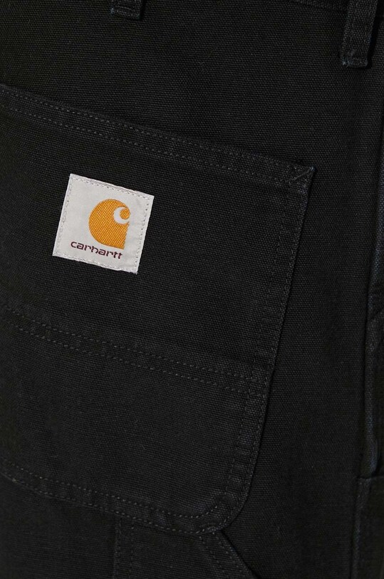 Carhartt WIP cotton trousers Double Knee Pant I031501.893K black