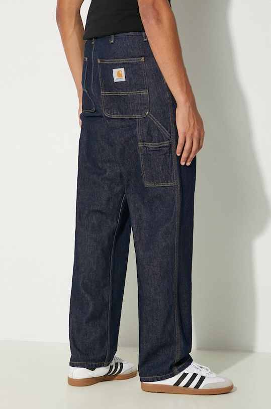 Odzież Carhartt WIP jeansy Single Knee Pant I032024.0102 granatowy