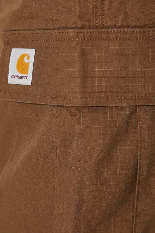 Бавовняні штани Carhartt WIP Regular Cargo Pant I032467.2Y02 коричневий