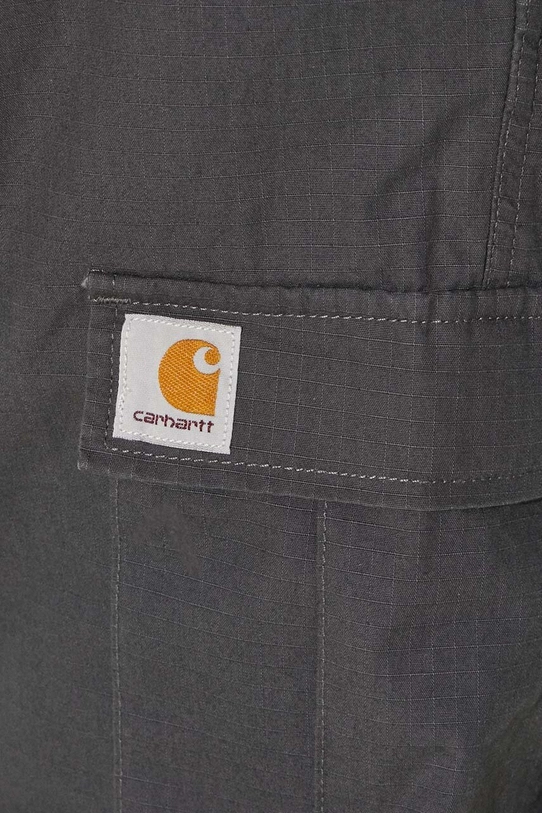 Хлопковые брюки Carhartt WIP Aviation Pant I032468.8702 серый