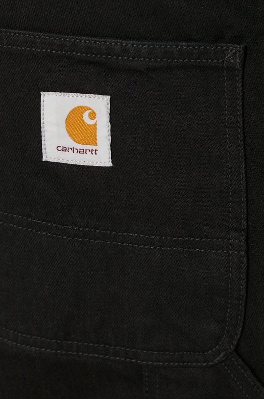 Βαμβακερό παντελόνι Carhartt WIP Double Knee Pant I032699.8902 μαύρο