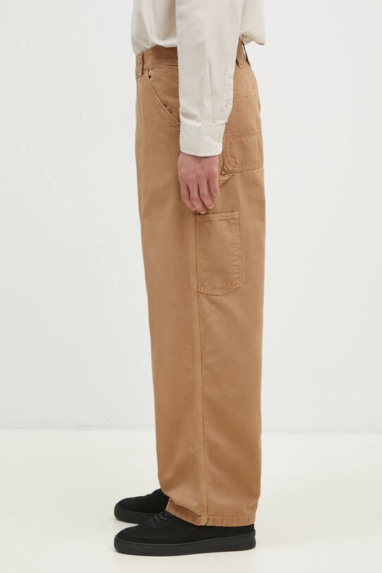 Bavlněné kalhoty Carhartt WIP OG Single Knee Pant I033754.2FS4J zelená AW24
