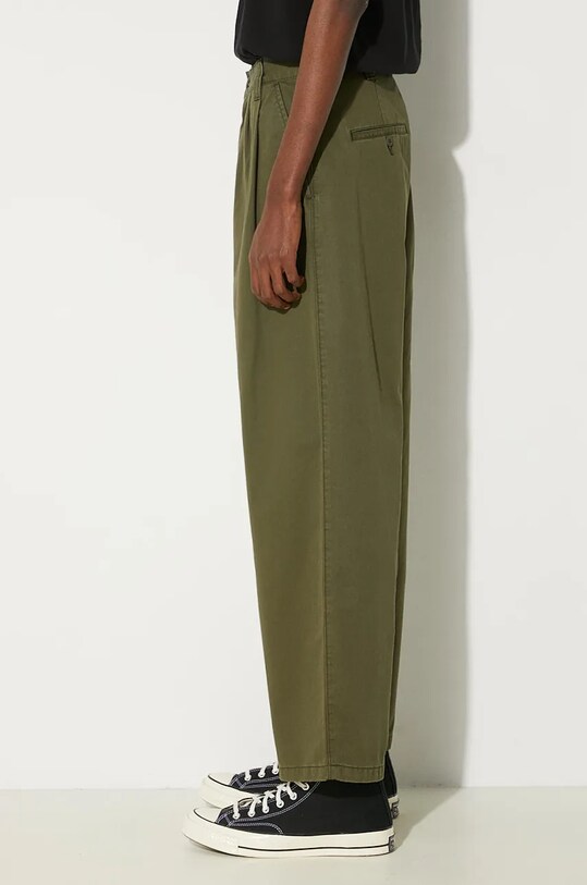 Carhartt WIP cotton trousers Merrick Pant I033759.66606 green AW24