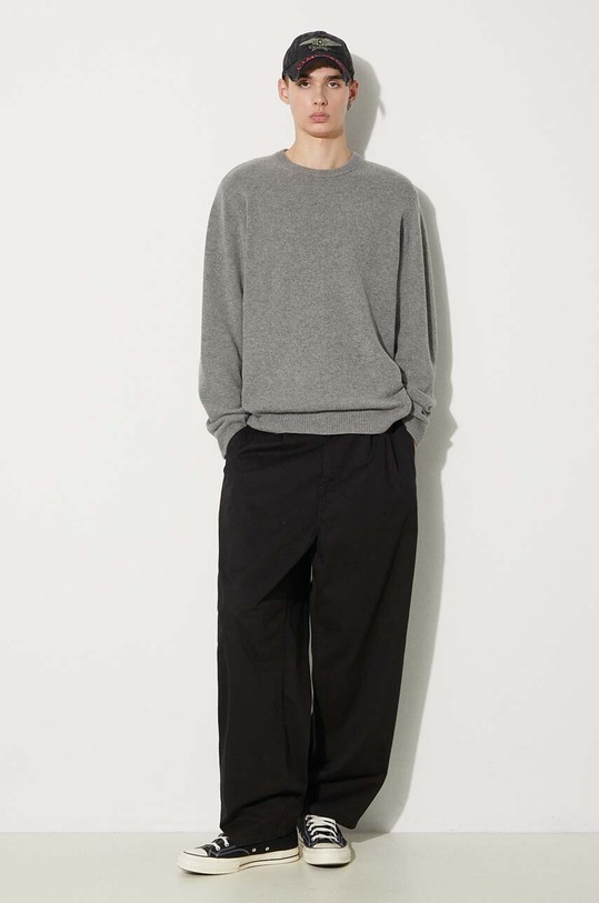 Carhartt WIP cotton trousers Merrick Pant I033759.8906 black AW24