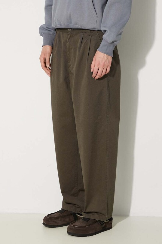 Carhartt WIP cotton trousers Merrick Pant green I033759.96406