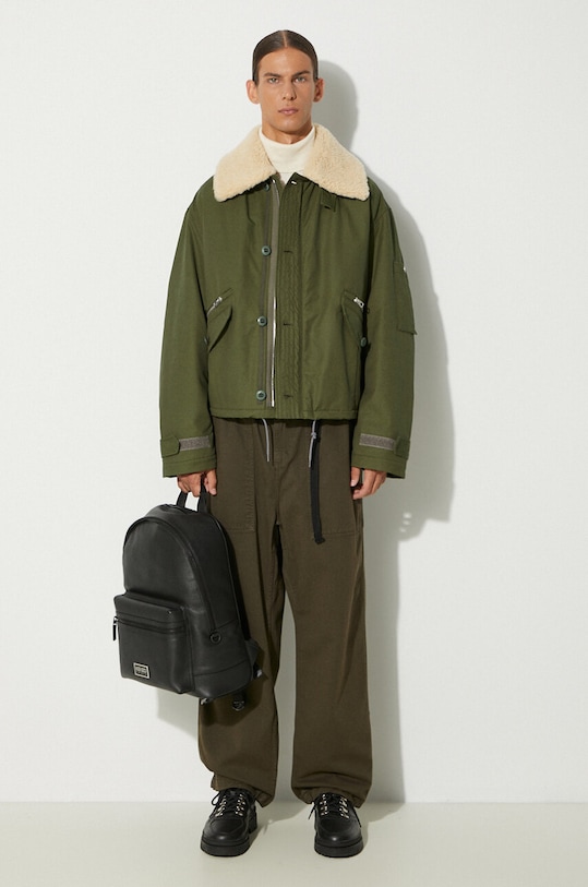 Carhartt WIP cotton trousers Hayworth I033761.63GD green AW24