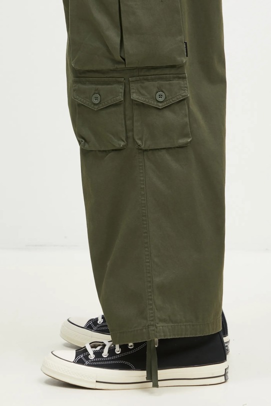 Памучен панталон Carhartt WIP Tracker Pant зелен I033835.666XX