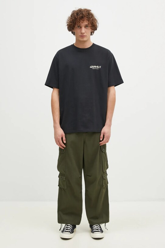 Bavlněné kalhoty Carhartt WIP Tracker Pant I033835.666XX zelená