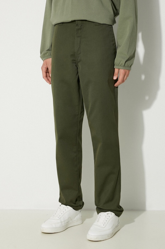 Carhartt WIP pantaloni Master Pant verde I034233.66602
