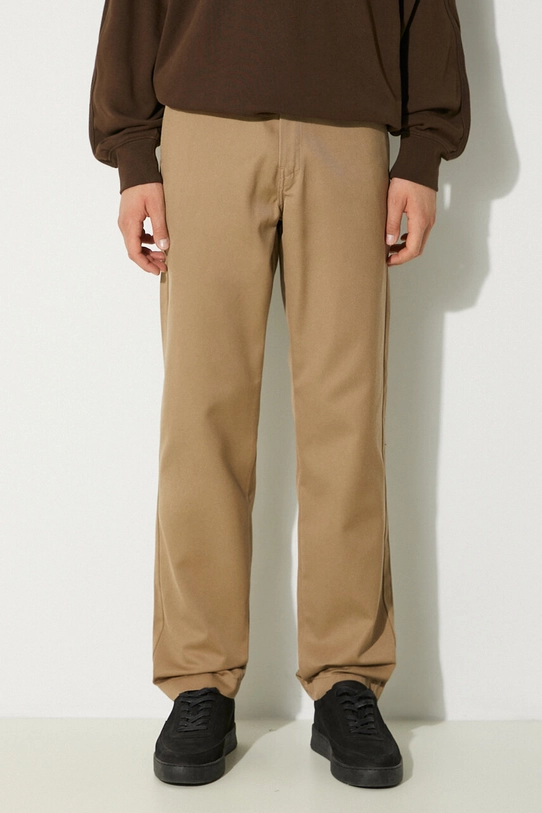 Carhartt WIP pantaloni Master Pant panza bej I034233.8Y02