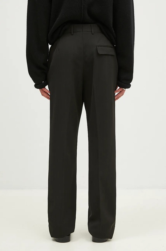 Clothing Martine Rose wool trousers Tailored Relaxed Fit Trouser 303WT05006 black