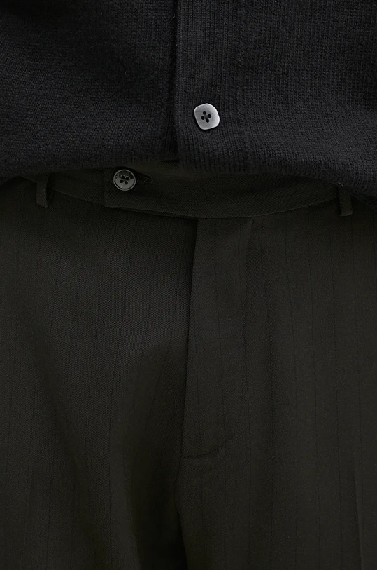 Martine Rose wool trousers Tailored Relaxed Fit Trouser black 303WT05006