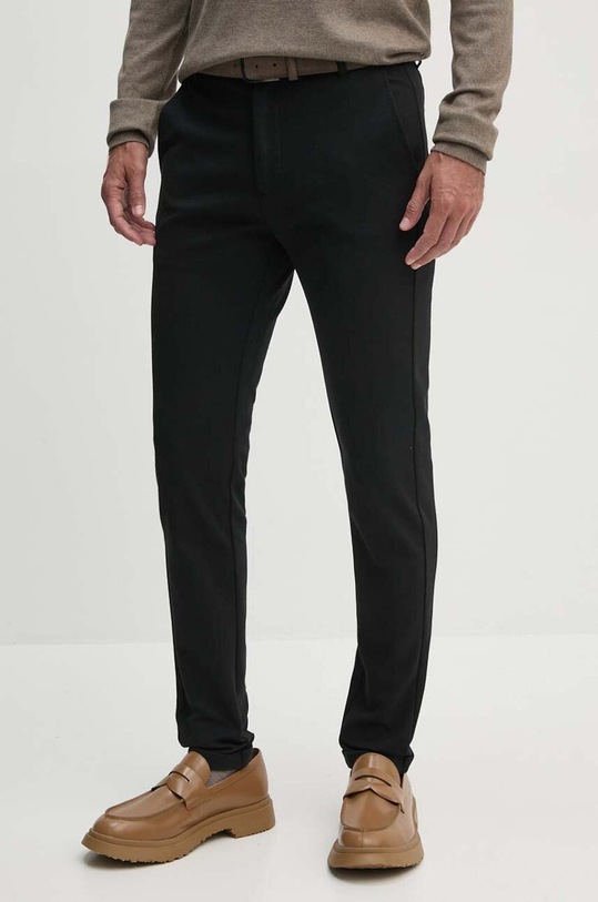 Lindbergh spodnie z elastanem czarny 30.01007B.BLACK