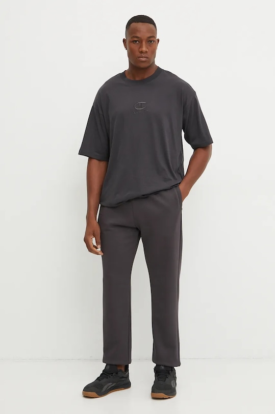 Champion pantaloni de trening 220424 gri AW24