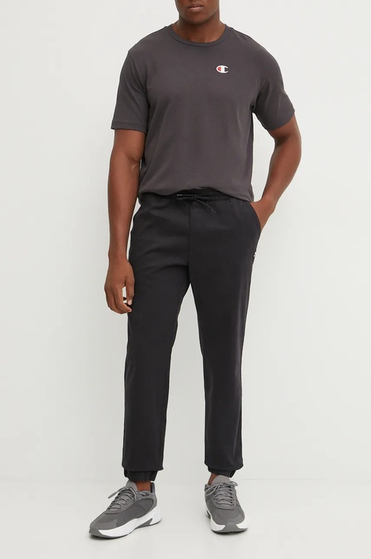 Champion pantaloni drept negru 220518