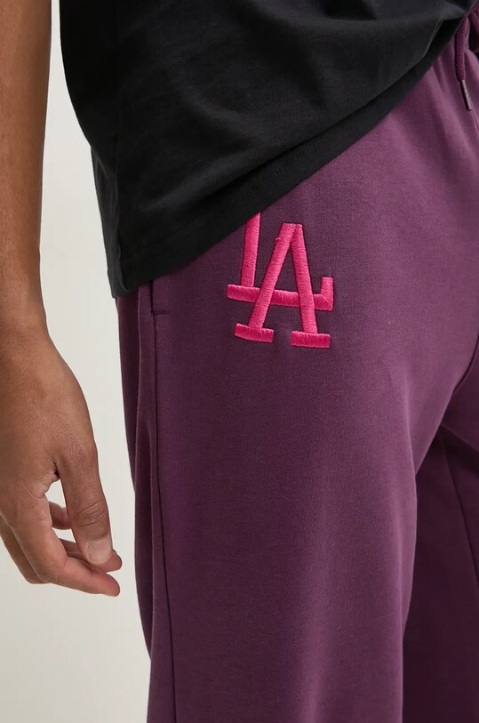 New Era pantaloni de trening LOS ANGELES DODGERS violet 60564760