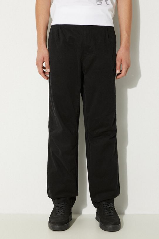 Παντελόνι C.P. Company Stretch Sateen Loose Chino Pants με ελαστάν μαύρο 17CMPA110A005529G