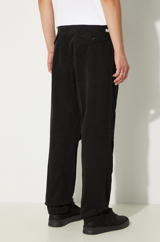 Одежда Брюки C.P. Company Stretch Sateen Loose Chino Pants 17CMPA110A005529G чёрный