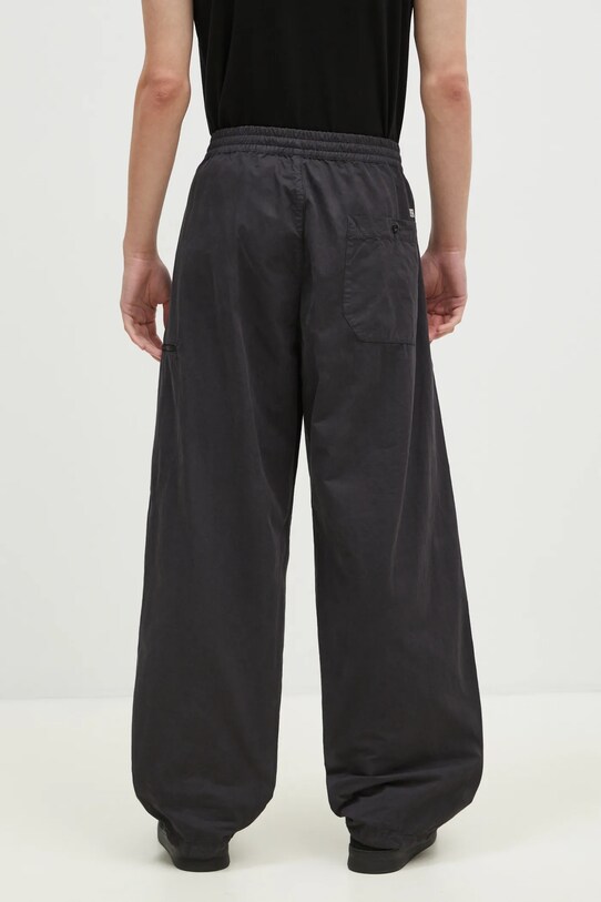 Odzież C.P. Company spodnie bawełniane Microreps Boxy Lens Cargo Pants 17CMPA178A006134G czarny
