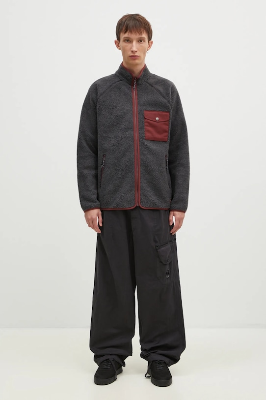 C.P. Company spodnie bawełniane Microreps Boxy Lens Cargo Pants 17CMPA178A006134G czarny
