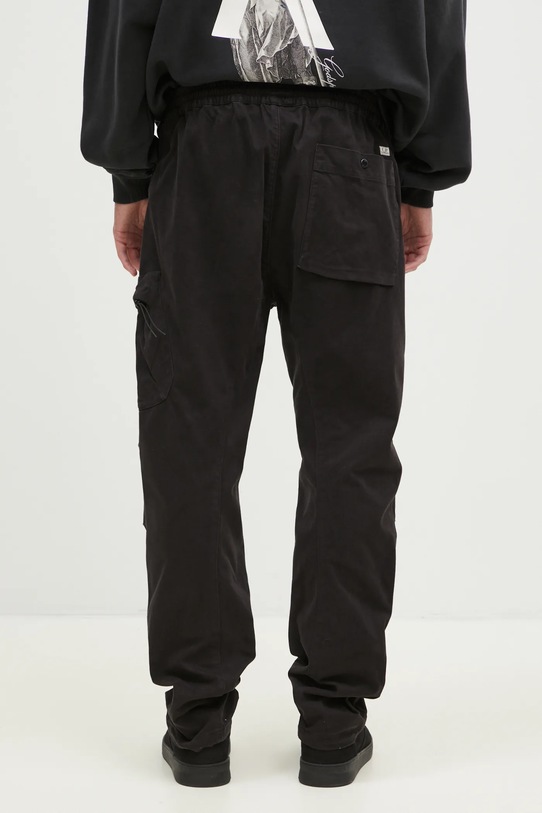 Clothing C.P. Company trousers Stretch Sateen Ergonomic Lens Single Cargo Pants 17CMPA180A005529G black