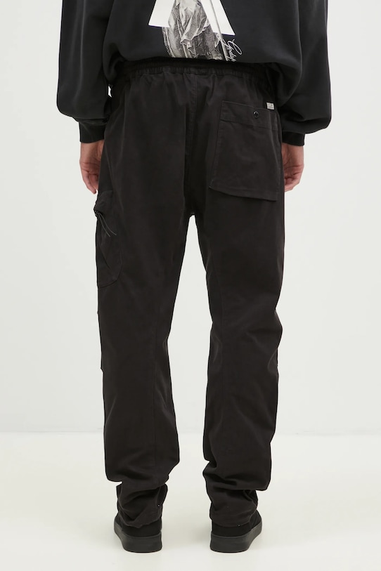 Clothing C.P. Company trousers Stretch Sateen Ergonomic Lens Single Cargo Pants 17CMPA180A005529G black