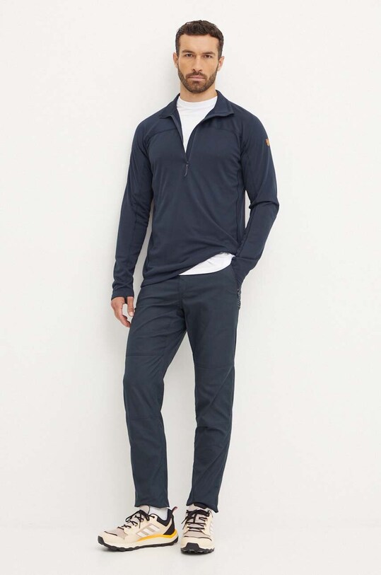 Fjallraven pantaloni de exterior Vardag F86666.555 verde AW24