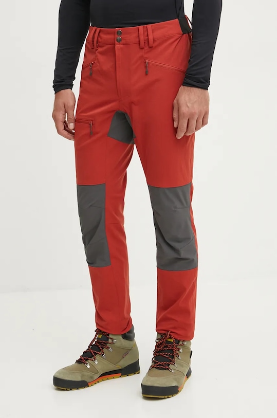 Hlače outdoor Haglöfs Mid Slim Planet friendly crvena 605212