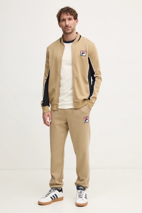 Fila spodnie dresowe Lincoln FAM0663 beżowy AW24