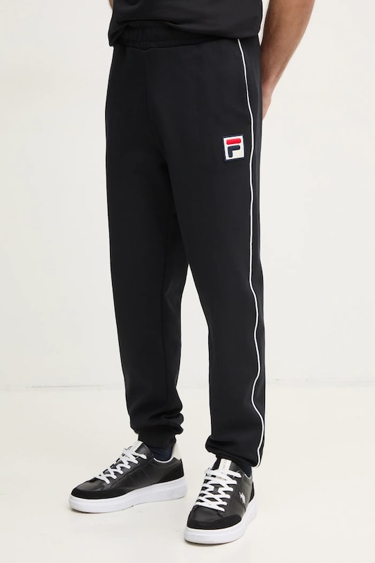 Fila spodnie dresowe Lincoln dzianina czarny FAM0663