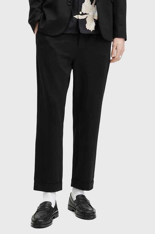 AllSaints pantaloni HELM M005QZ negru AW24