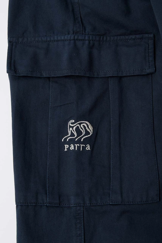 by Parra pantaloni in cotone Alien Pants 52150 blu navy