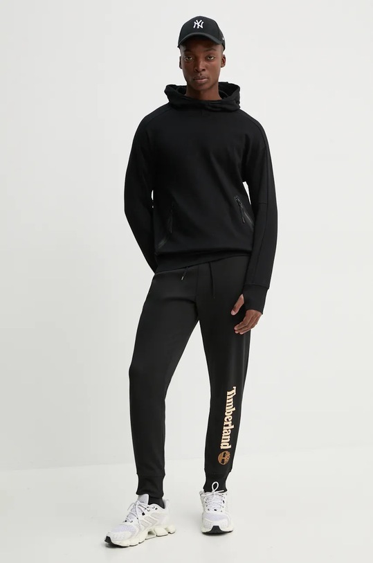 Спортен панталон Timberland TB0A5YFB0011 черен AW24