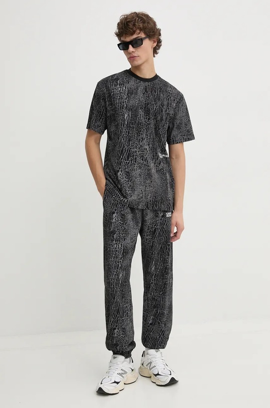 Karl Lagerfeld Jeans pantaloni de trening din bumbac 246D1005 gri AW24